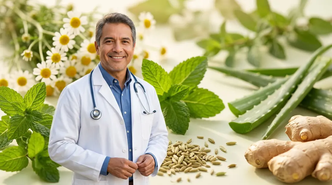 Consulta médica sobre salud digestiva