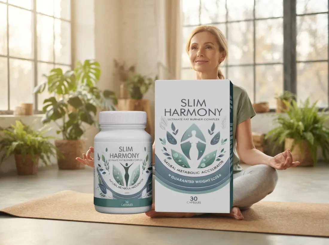 Práctica de yoga en interior luminoso junto a Slim Harmony